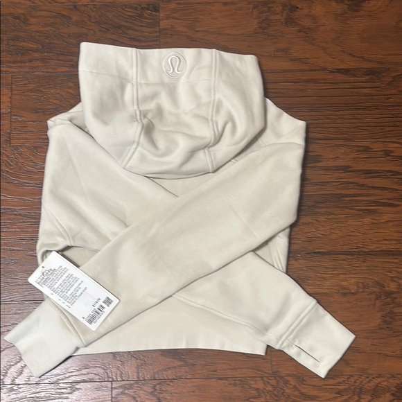 Cream Zip-Up Hoodie - Picture 6 of 6